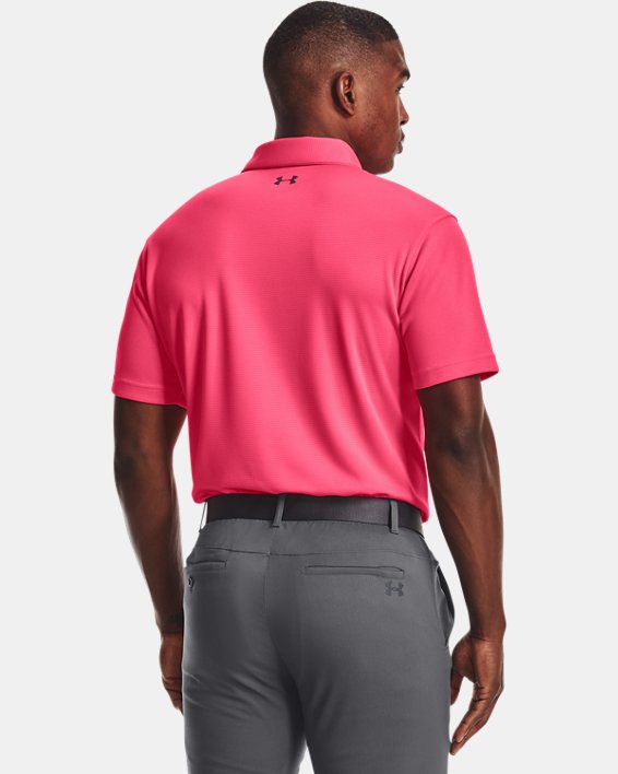 Men's UA Tech™ Polo, Pink, pdpMainDesktop image number 1